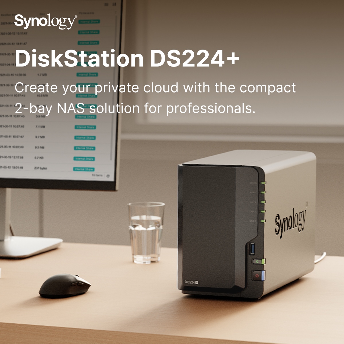 Synology Inc. on X: The DS224+ launched today and is ready to centralize  your small business' data. To learn how the DS224+ can help automate your  small business' backups, check out this
