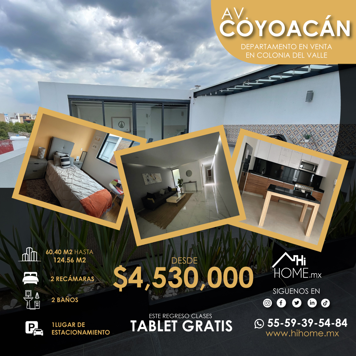 hihomemx's tweet photo. #RealEsta #RealEstateAgent #HouseHunting #InvestmentProperty #DreamHome #RentalProperty #HomeBuyers #CommercialRealEstate #CDMXInmobiliaria #VentaCDMX  #RentaCDMX #BienesRaícesCDMX #CasasCDMX #DepartamentosCDMX #InversiónCDMX #CDMXVivienda  #Coyoacan #DelValle https://t.co/8eazNvYRpO