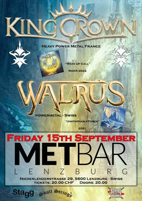 Next &amp; last shows in September, @Metbarlenzburg (CH) &amp; @RockTherhyfestival (CH)  before entering studio for our 4th studio album 
(some news &amp; infos really soon)