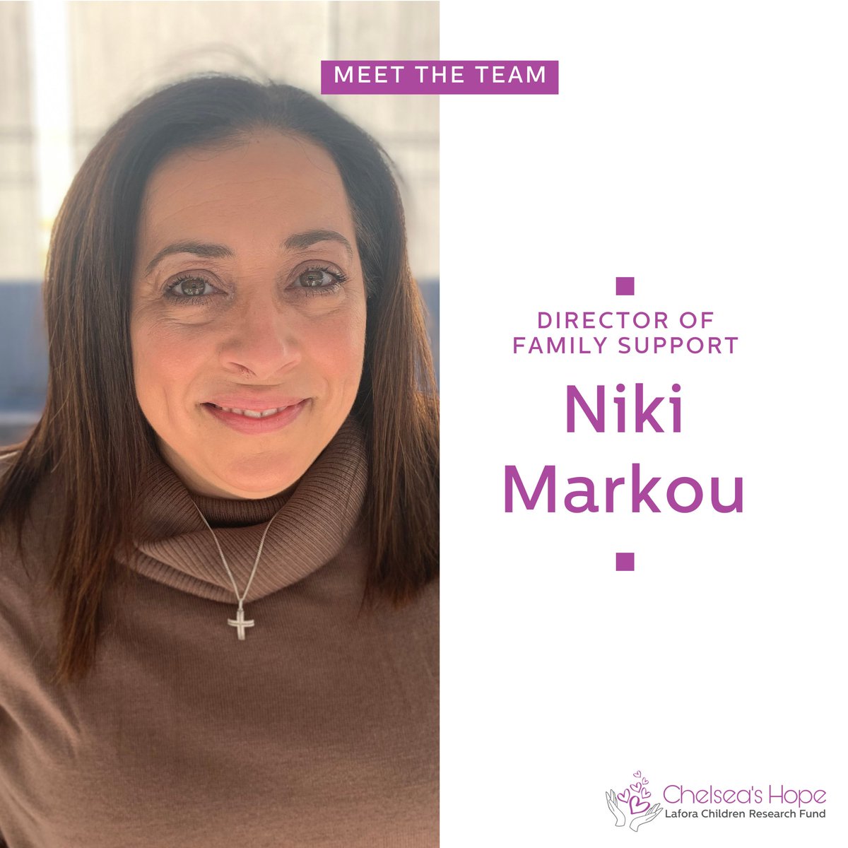 Chelseashopela1's tweet photo. 👋 Meet Niki, our first Director of Family Support!
We bet you know her. Marketing & Communications Director on the Board since joining #ChelseaHope in 2020, Niki is an incredible #LaforaDisease advocate for her daughter Ange & the community.
#FightLafora #RareMom #RareDisease https://t.co/N0g3UfR7Se