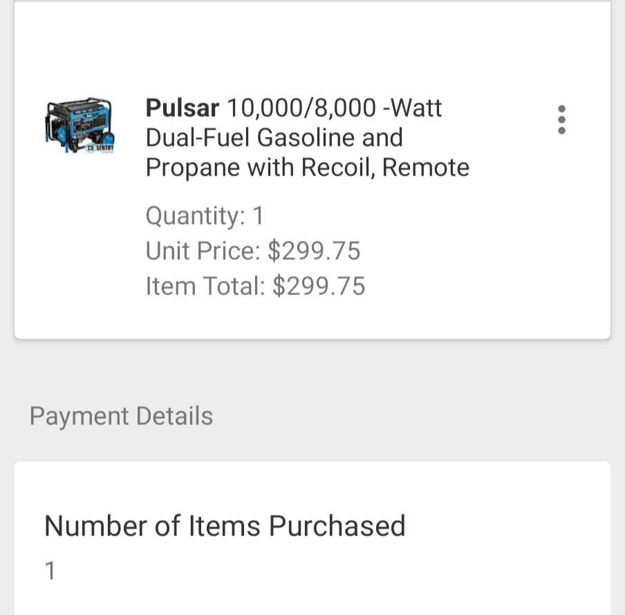 profit_lounge's tweet photo. Sometimes it’s best to stay up for these late night price errors. Our monitors picked this up at 2AM.

$1200 Generator marked down to just $299

•Multiple different variations 
•Members placed multiple orders 
•Shipped✅ https://t.co/Hr4KZYCxrn