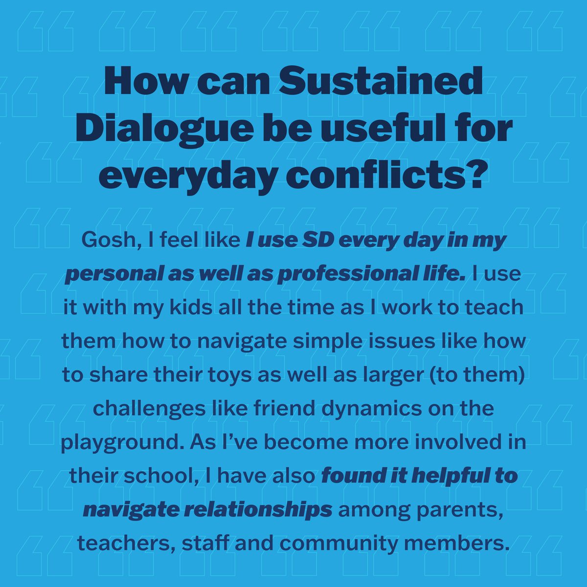 Sustained Dialogue Institute tweet media
