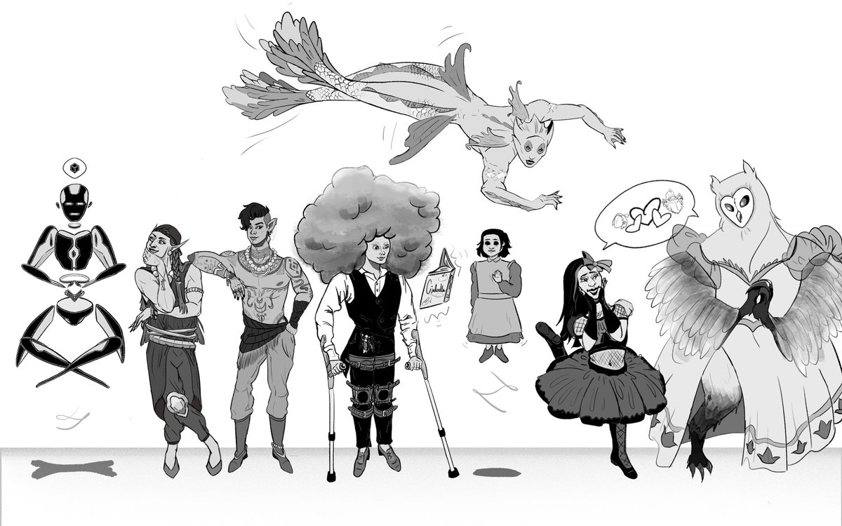 heyitsphoenixx's tweet photo. oh u know, they are just they/them-ing #dimension20 #d20 #acofaf #acourtoffeyandflowers #fantasyhigh #theunsleepingcity #astarstruckodyssey #neverafter https://t.co/mpcerskyw7