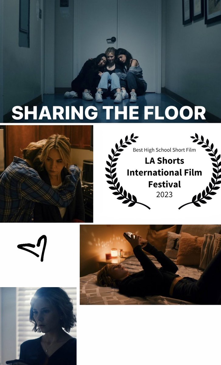 So honored that my film “Sharing the Floor” has won Best High School Short Film at <a href="/LAshortsFest/">LA Shorts International Film Festival</a> 🤍