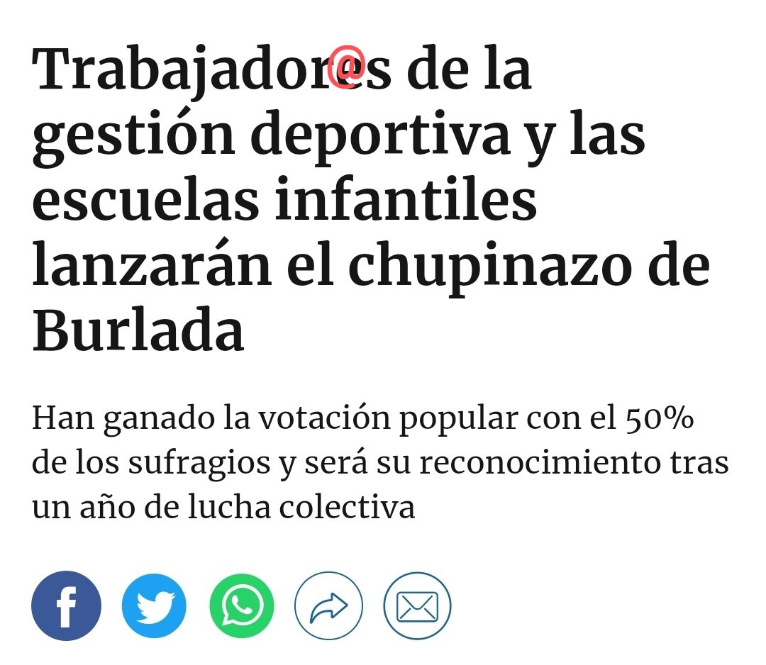 PorBurlada's tweet photo. ¡Felicidades a las plantillas de la Escuela Infantil y a la de gestión deportiva por defender unos servicios públicos en condiciones para #Burlada!
¡Que disfrutéis del txupinazo de #FiestasBurlada2023!

#BurladaParaTodxs https://t.co/H38fWUl0yB