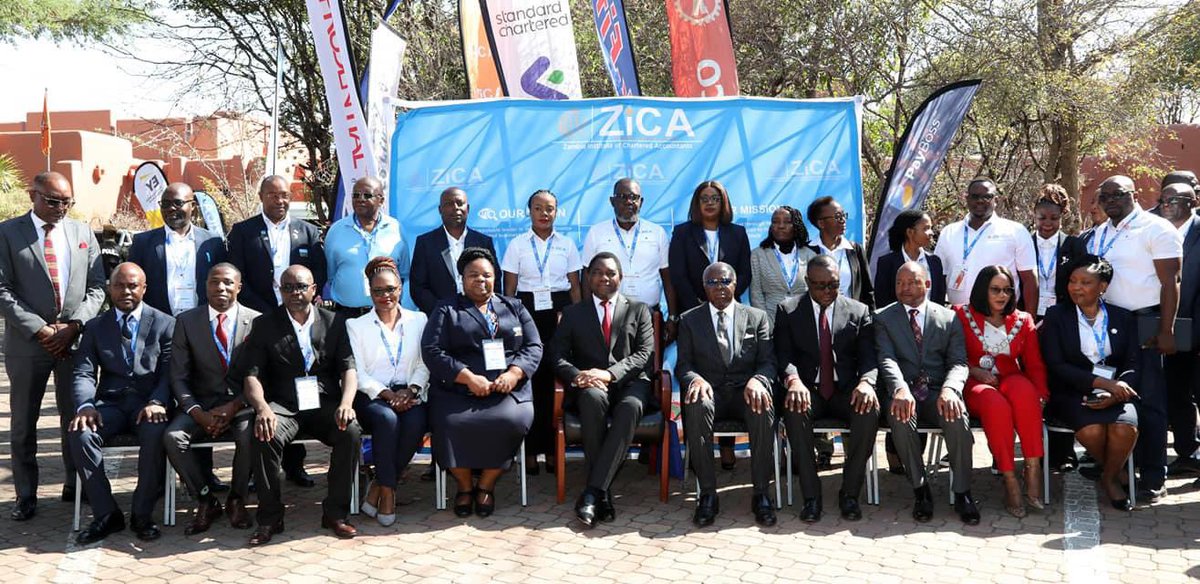 HHichilema's tweet photo. Officiated today at the @ZiCAOfficial pre-annual GM in Livingstone. Called on accountants to play a critical role in the design &amp; implementation of effective internal controls &amp; audit systems. 
Every citizen has a role to play in Zambia’s economic recovery &amp; growth. 🇿🇲 https://t.co/QwxJIsprr4