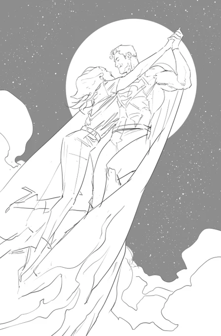 Action Comics 1058 Cover #wip #superman #loislane #actioncomics :)