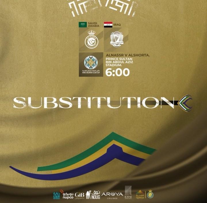 _8lpc's tweet image. 🔁 | تبديلات للنصـر
➡️ عبدالإله العمري | عبدالرحمن غريب
⬅️ علي لاجامي | اندرسون تاليسكا
#النصر_الشرطة
#كأس_الملك_سلمان_للأندية