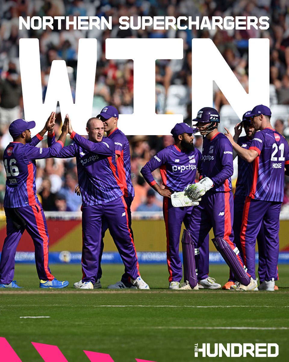 Northern Superchargers have done the double in Nottingham! How are we feeling Superchargers fans? 😅 #TheHundred