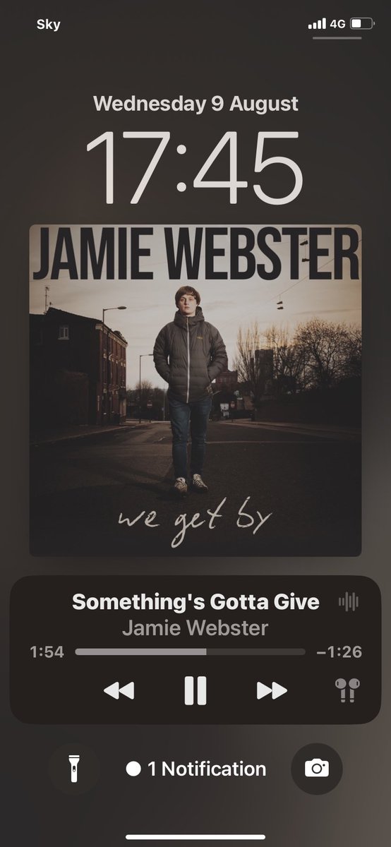 what a tune @JamieWebster94 x