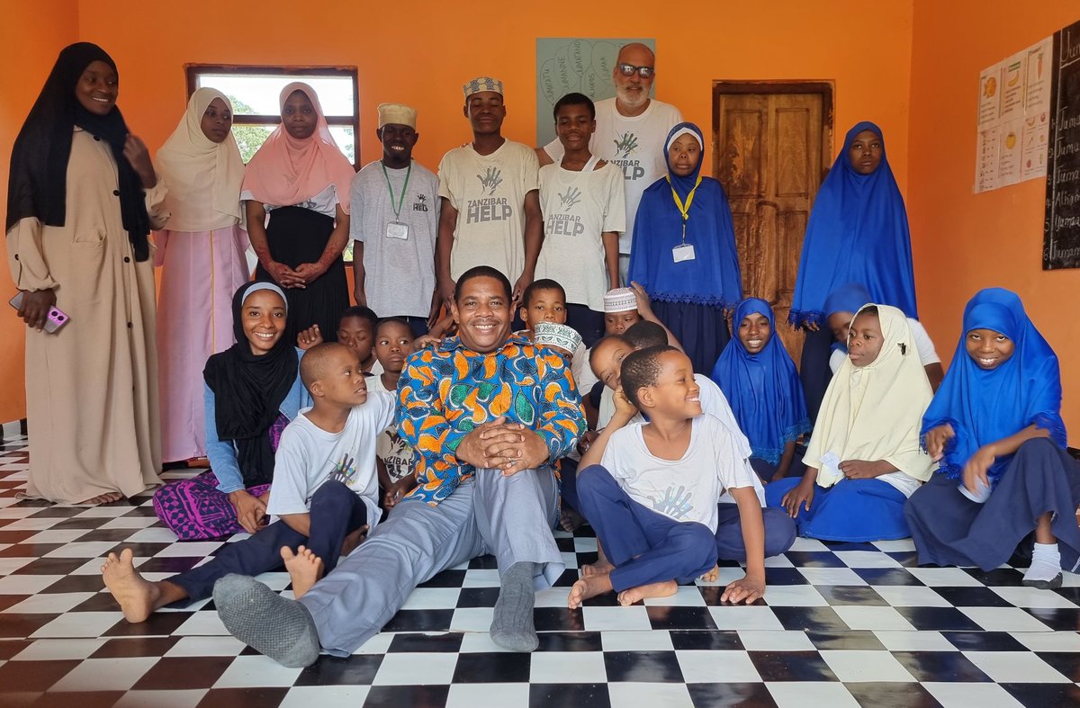 ahmedkherlid's tweet photo. Today I visit the Project implemented by Zanzibar Help Foundation based on caring for Down syndrome children.  I've impressed with the good efforts to our children that needs great care. Thank you @DonninoS for your deepest compassion to our beloved Children with Down syndrome. https://t.co/mONfBiXdyY