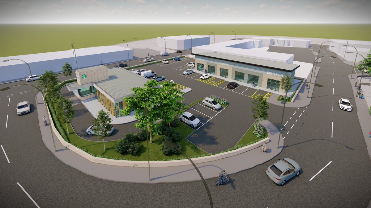 We are delighted to have secured planning permission today for Starbucks to provide a coffee shop with drive-thru, and 3 commercial units for Modo Bloc on the former Telephone Exchange site, Claypath Lane, Crossgate, South Shields