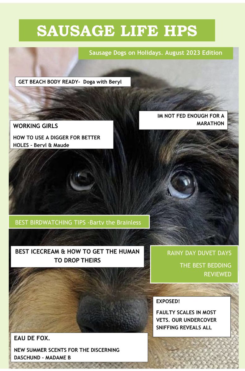 Hot off the press…