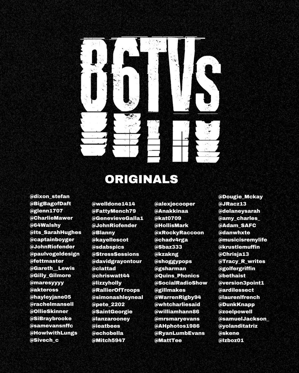 We have 86 Originals. Thank you to everyone who has signed up.

Check your DMs, your first message is waiting...