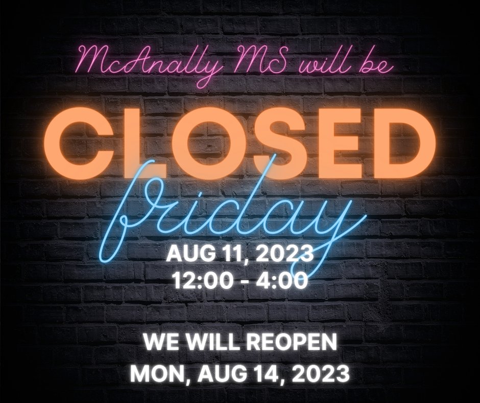 McanallyMiddle's tweet image. Just a reminder for Friday!