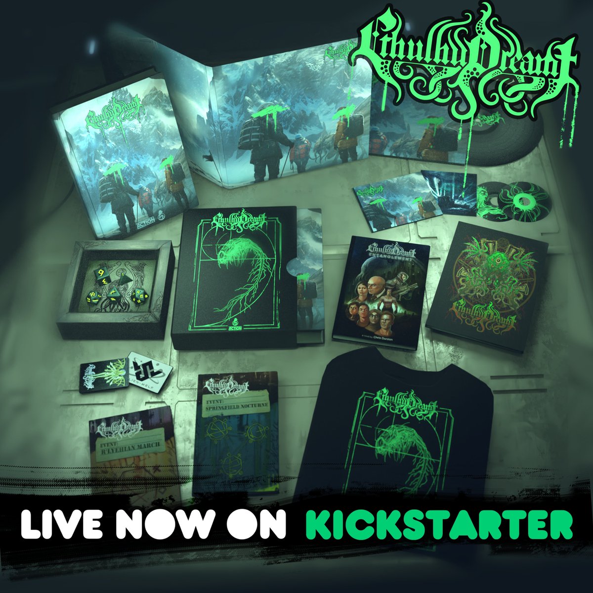 You all know I can sing opera, but...
....would you like to hear me collaborate with a METAL band??

Well, go back the #CthulhuDreamt Kickstarter, help them get to the $100k stretch goal, and it'll become reality! 

kickstarter.com/projects/actio…