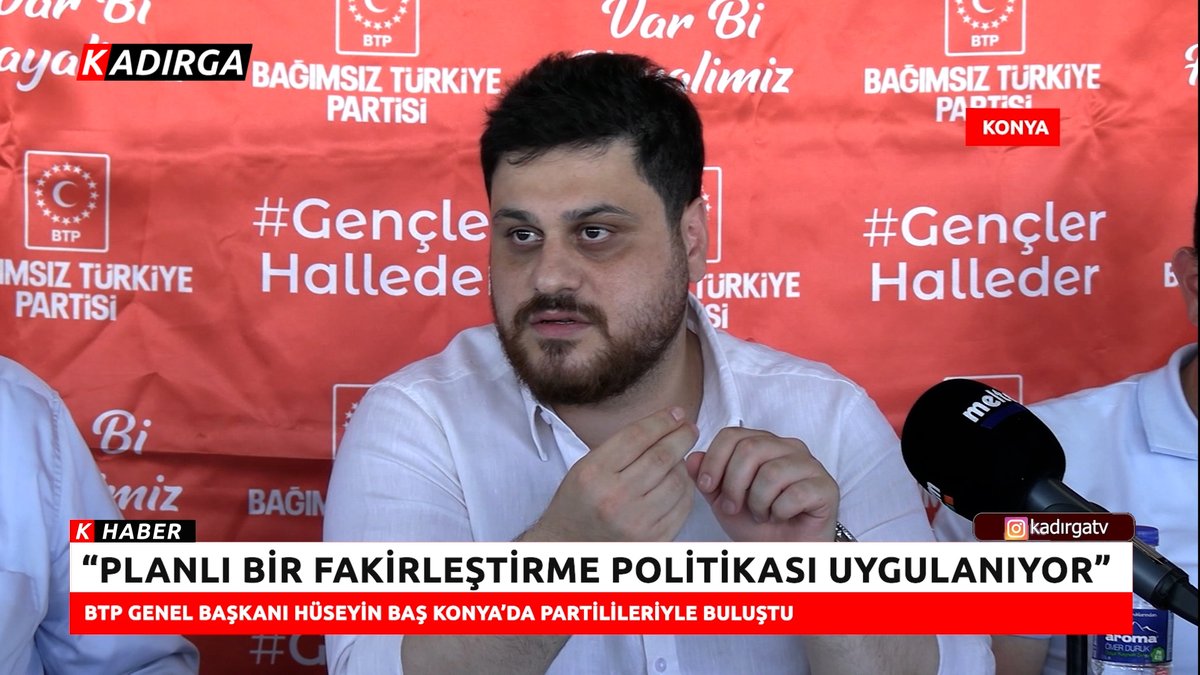BTP Lideri Hüseyin Baş Konya'da Konuştu: 
“Planlı Bir Fakirleştirme Politikası Uygulanıyor”

#deprem #2023 #btp #iyiparti #türkiye #haber #halk #vatandaş #röportaj #chp #akp #mhp #altılımasa #seçim