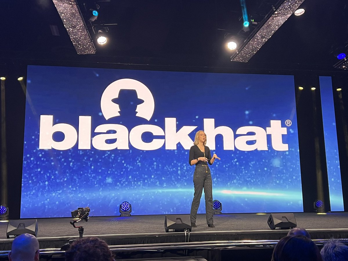 Thank you <a href="/Fox0x01/">Azeria</a> for a great #BlackHat2023 keynote in AI risks and opportunities — and thanks for the shoutout to <a href="/TrendMicro/">Trend Micro</a>’s session on Azure ML… check that out at blackhat.com/us-23/briefing…