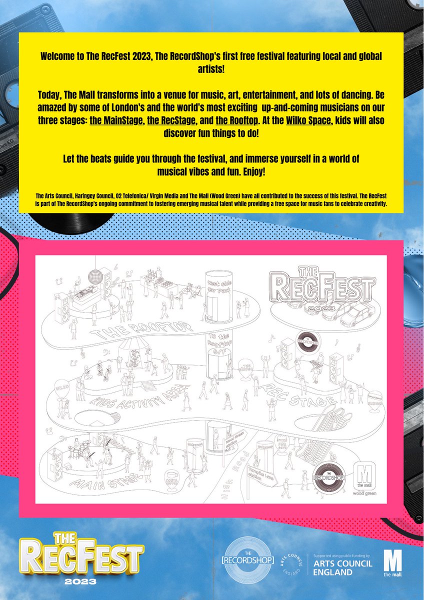 the_recshop's tweet photo. Take a sneak peak at all the exciting things going on this Saturday @the_recfest @mallwoodgreen 💖💙💛 #therecfest #festivalguide #woodgreen #haringey https://t.co/IBlPmgdlPY