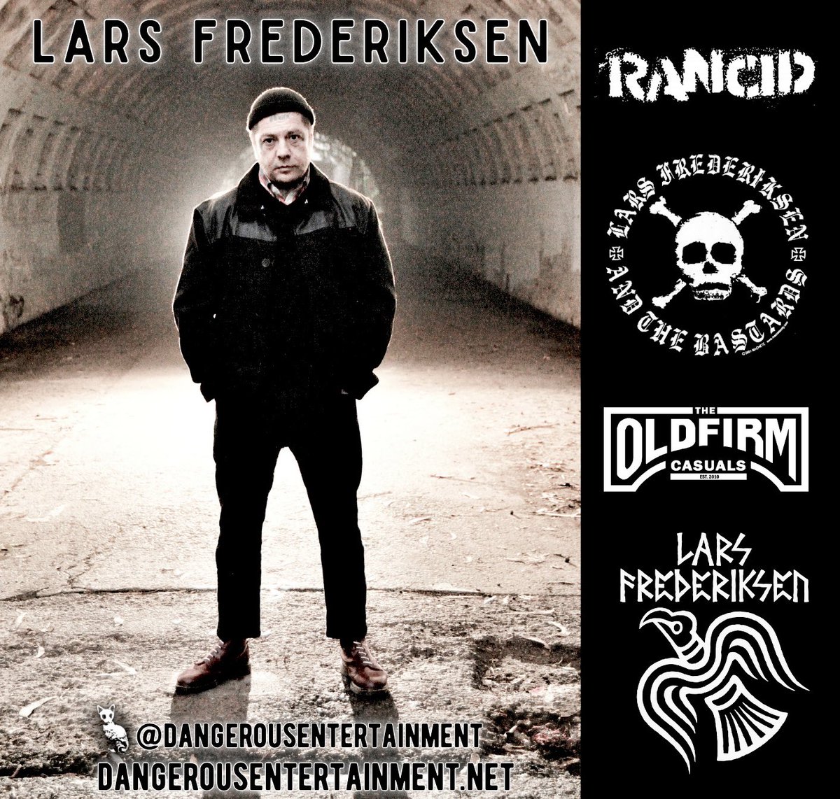dangerousentertainment.net is thrilled to welcome the mighty LARS FREDERIKSEN— guitar &amp; vocals of the legendary O.G. punk rock band Rancid to the Dangerous Entertainment family! 

#larsfrederiksen #rancid #oldfirmcasuals #larsfrederiksenandthebastards #stomper98 #thelastresort #punk