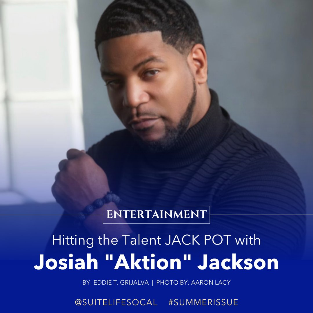 suitelifesocal's tweet image. #InThisIssue #EditorsEdition

Hitting The Talent Jack Pot - Josiah "Aktion" Jackson
IG: @aktionlajackson

By: Eddie T. Grijalva
Catch our SuiteTalk Aug 11 at 12pm on FB and YT @suitelifesocal

See link in bio or visit linktr.ee/suitelifesocal

#SummerIssue #suitelifesocal