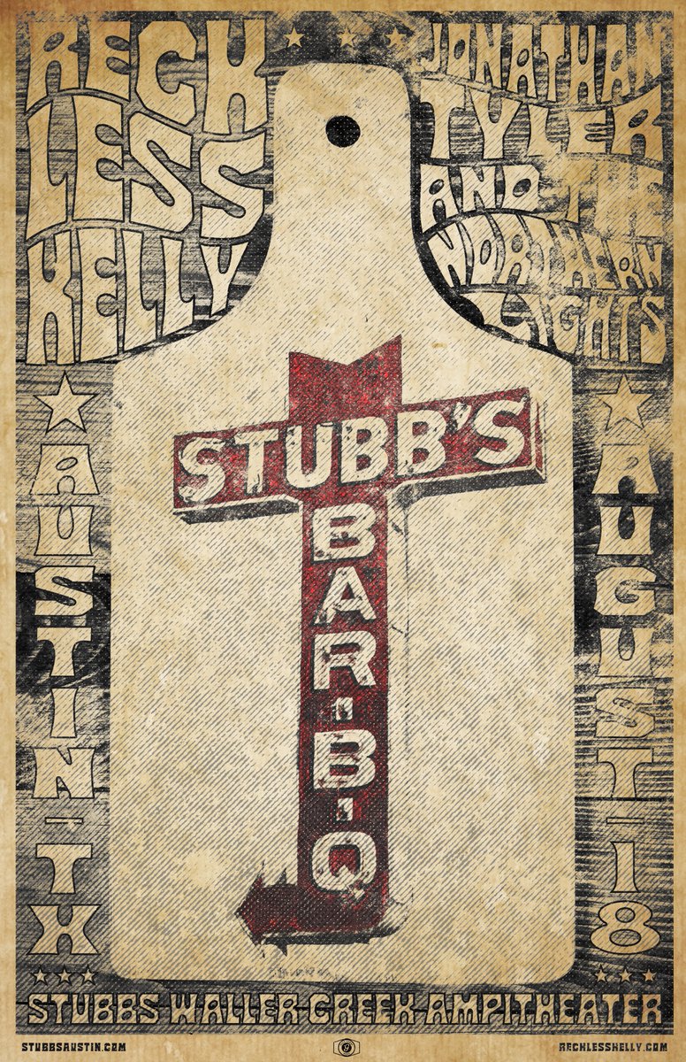 We’re commemorating our second Live At Stubb's recording with this official @StubbsAustin concert poster. Order the 11x17 poster here: bit.ly/rkstubbsposter and PRE-ORDER 1 of the 200 ⚡️Limited edition ⚡️18”x24” screen printed posters here: bit.ly/rkstubbsscreen… !