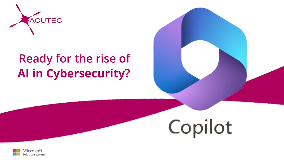 ACUTEC_UK's tweet photo. 🚀 With Security #Copilot, our experts can supercharge security analysis to better pinpoint malicious online activities, making your digital space safer than ever before.

Find out how #Microsoft Security Copilot can strengthen your cybersecurity here: 
https://t.co/1Fc7KTvXMR https://t.co/BAbzaAqoJt