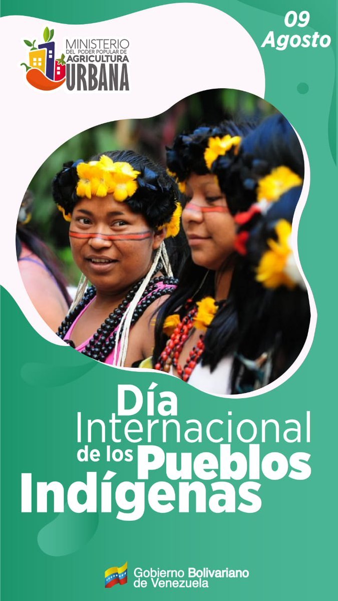 #9Ago | Conmemoramos hoy a nuestros pueblos originarios y sus gentes, que son memoria viva de saberes, salvaguardas de los territorios y protectores del patrimonio , ejemplo de unidad y sentido comunitario, de resistencia y fortaleza.
#14AñosDeAmorTricolor