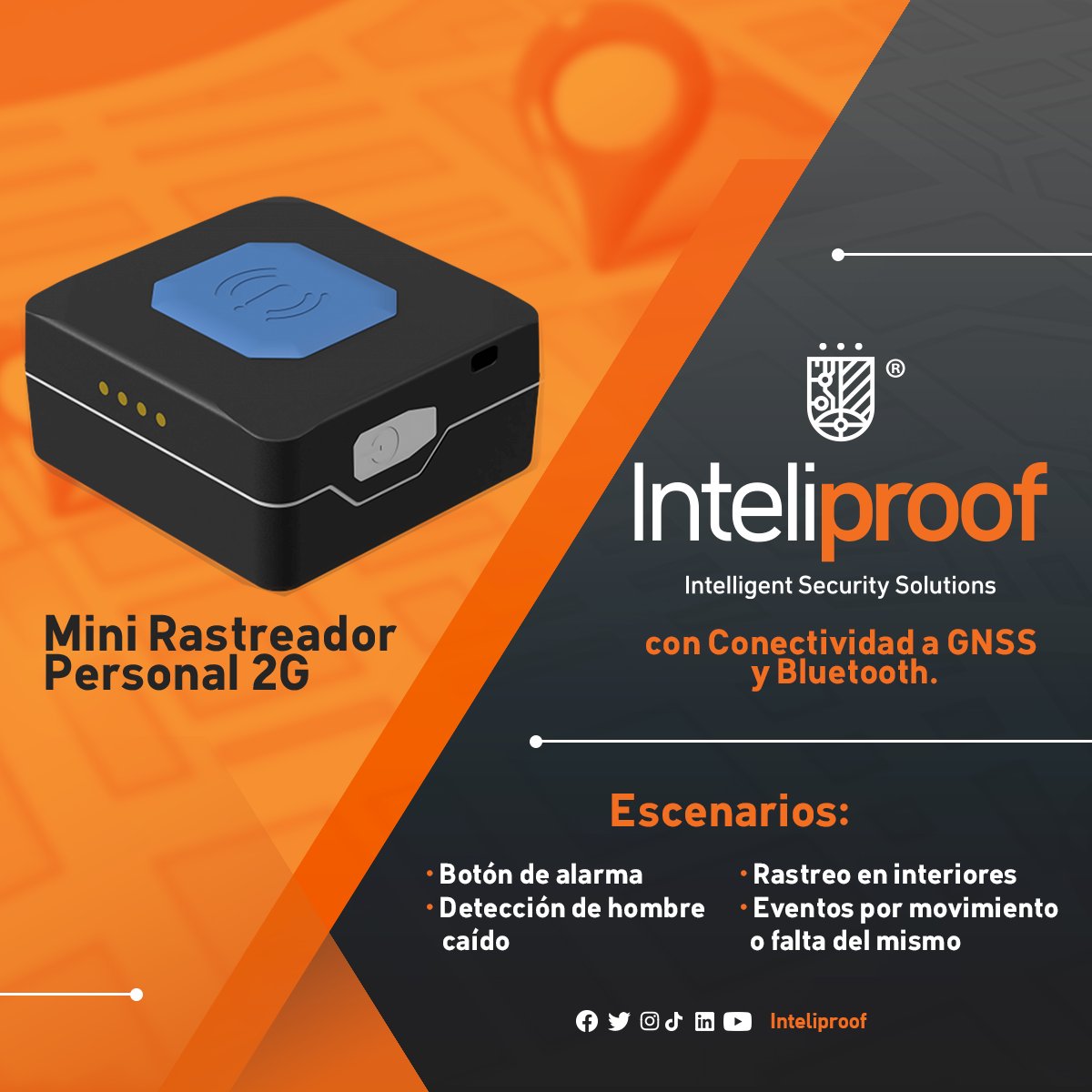 Inteliproof's tweet image. No importa dónde estés, nuestro GPS Mini Rastreador Personal 2G está ahí para protegerte. 

🟧 Soluciones Tecnológicas de Seguridad.
.
Llámanos:
📞(664)363.5594
✉️ info@inteliproof.com

#Inteliproof #InteliproofMéxico #IntelligentSecuritySolutions #SeguridadResidencial #Seguridad