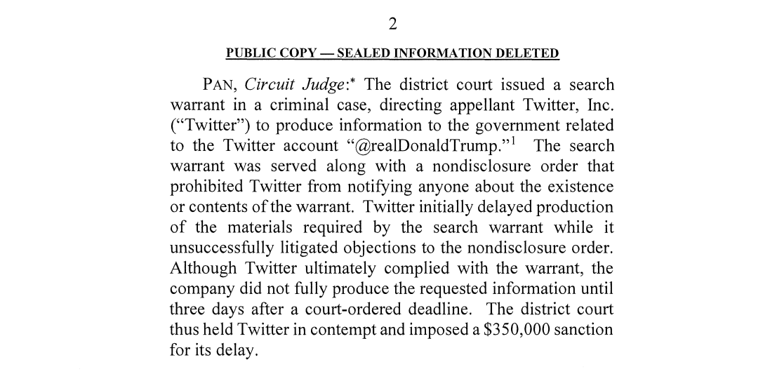 NEW - X/Twitter fined $350K as DOJ wants access to Trump's account.