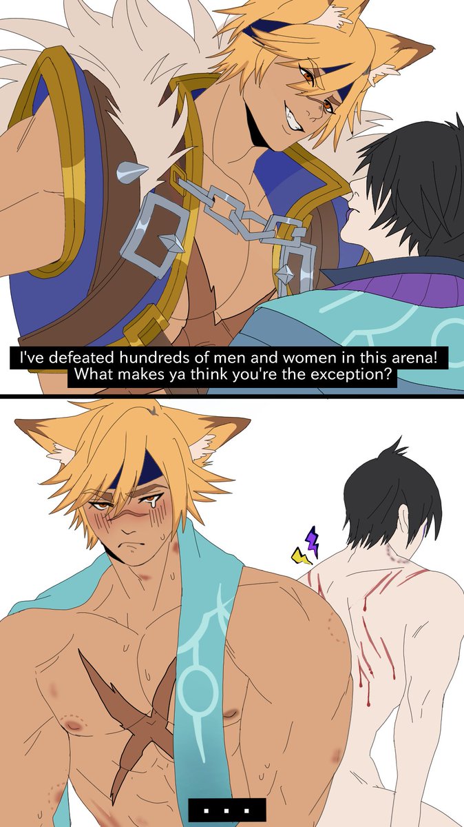 Arena champion receiving his award🐯

#settphel #phelsett #sett #aphelios #ArtofLegends