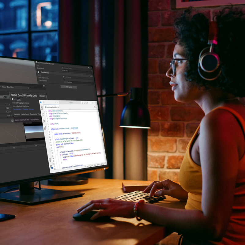 NVIDIAworkstatn's tweet photo. NVIDIA CloudXR Suite is here! Built on a new architecture, it provides a platform for developers, professionals, and enterprise teams to orchestrate and scale XR workloads. #SIGGRAPH2023

Learn more about the new platform features ⬇️