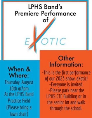 La Porte HS Band and Color Guard tweet media