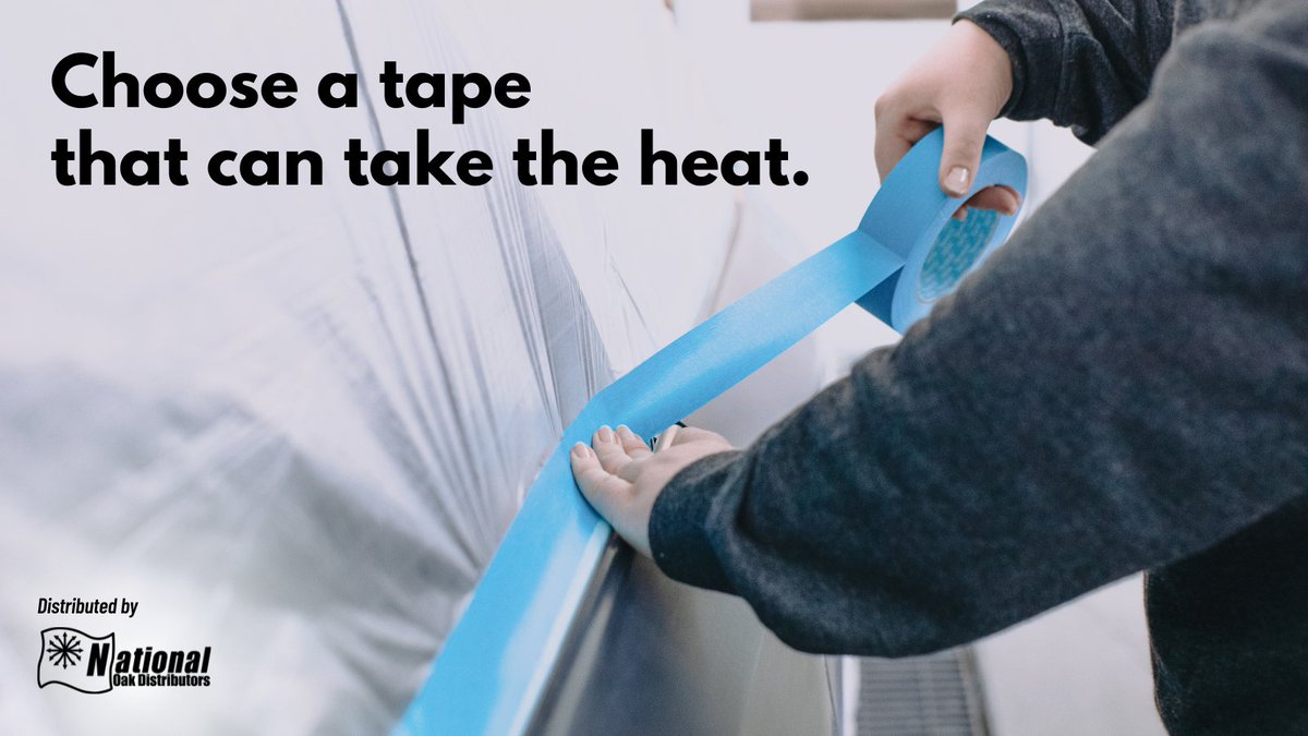 Choose a tape that can take the heat, like Scotch® High Performance Masking Tape 3434:  ow.ly/x3uh50Pw4si

With all the benefits you need for the most demanding applications, this tape can take the heat - so you don't have to. #3MCollision