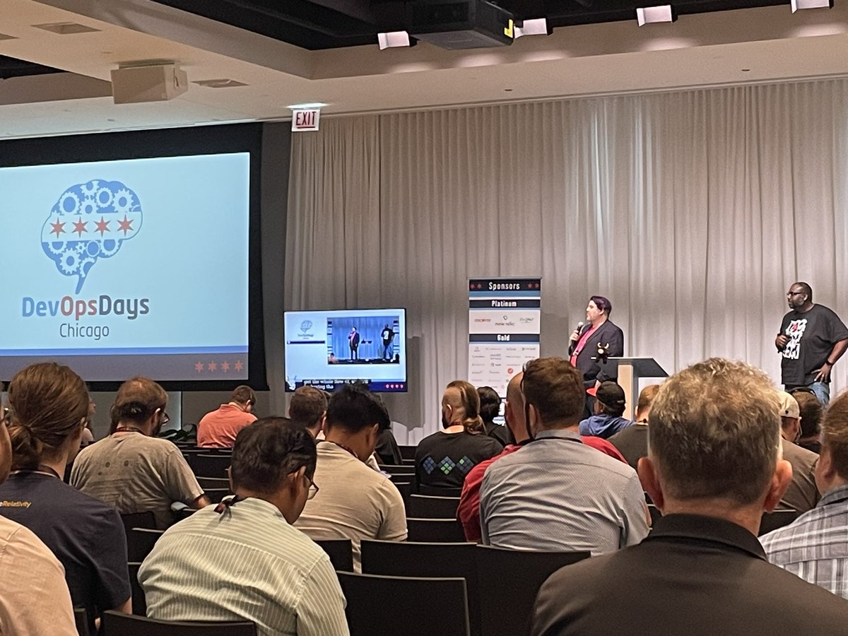 A few of our organizers are in Chicago for <a href="/devopsdaysChi/">DevOpsDays Chicago</a> and the <a href="/devopsdays/">devopsdays</a> global organizers summit. Kudos to <a href="/mattstratton/">Matty Stratton 🦋 @matty.wtf</a> for putting on a fantastic conference. #devopsdays