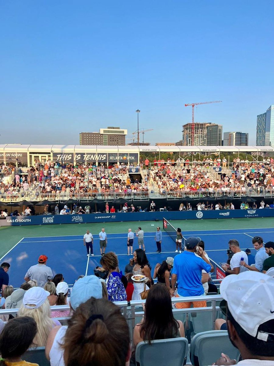Ramhr1234's tweet photo. Watching a tennis match. Going to support sports like this is refreshing for both the mind and the person. The spirit of sports also becomes stronger. Therefore, I want others to go too.🏃‍♂️📷
@Tennis
#comedy https://t.co/ORI6wo7WRE