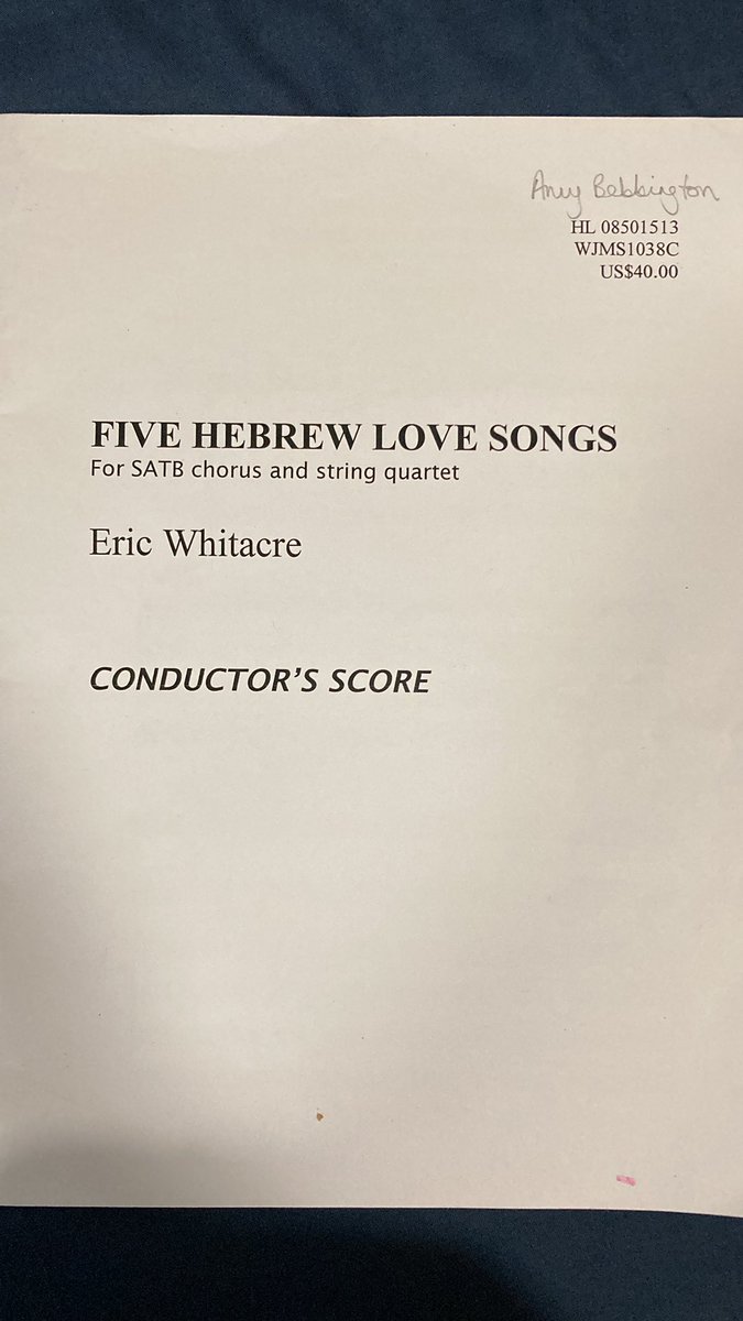 Amy Bebbington (@amybebbs1) on Twitter photo The conductors who took us through <a href="/EricWhitacre/">Eric Whitacre</a>’s 5 Hebrew Love Songs <a href="/SherborneSSM/">Sherborne Summer School of Music</a> all did an excellent job of leading the choir, skilful string quartet and tambourine. Bravo tutti! The conductors who took us through <a href="/EricWhitacre/">Eric Whitacre</a>’s 5 Hebrew Love Songs <a href="/SherborneSSM/">Sherborne Summer School of Music</a> all did an excellent job of leading the choir, skilful string quartet and tambourine. Bravo tutti!