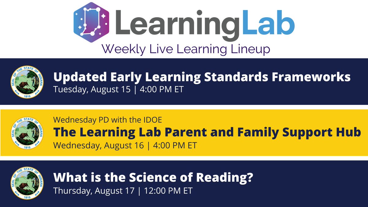 A great lineup of live, virtual workshops this week! Check them out and reserve your spot!
inlearninglab.com/workshops