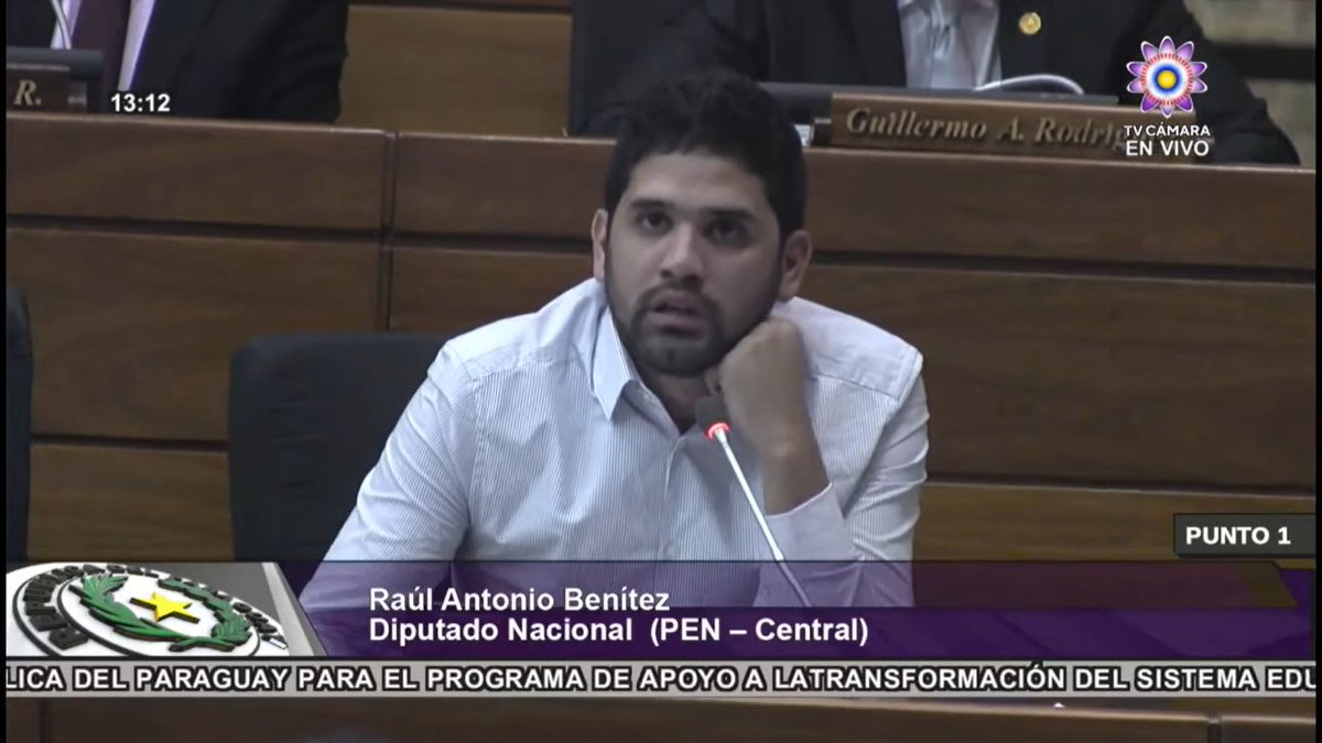 EnLatitud25's tweet photo. 🔘DESDE DIPUTADOS |

🤥 El diputado Raúl Benítez presentó en @DiputadosPy «siete mentiras sobre la derogación del convenio con la Unión Europea» 🇪🇺🇵🇾

📲Mirá los detalles de su alocución:

#L25