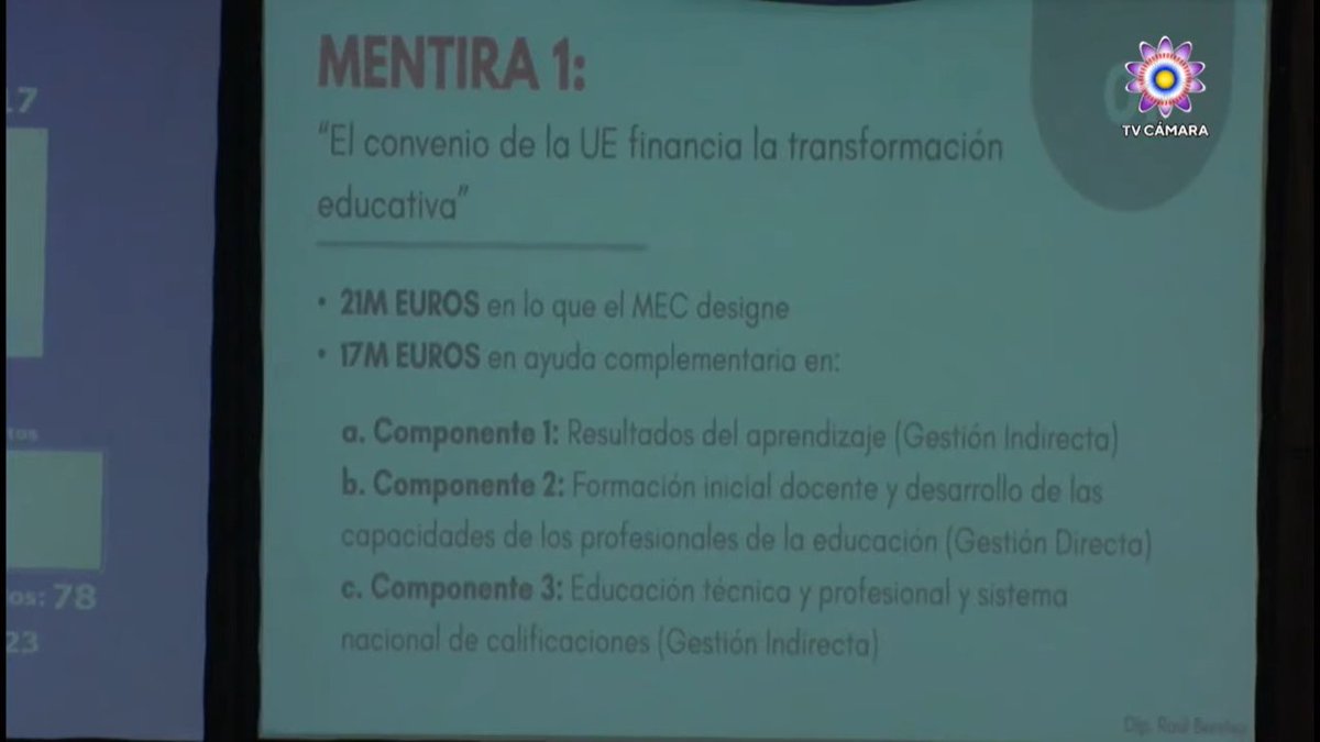EnLatitud25's tweet photo. 🔘DESDE DIPUTADOS |

🤥 El diputado Raúl Benítez presentó en @DiputadosPy «siete mentiras sobre la derogación del convenio con la Unión Europea» 🇪🇺🇵🇾

📲Mirá los detalles de su alocución:

#L25