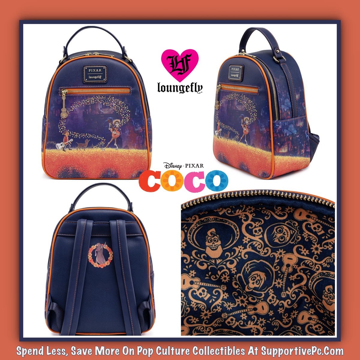 supportivesols's tweet photo. Supportive Solutions Item Of The Day!
Loungefly Disney Pixar Coco Marigold Bridge Mini Backpack - New, With Tags:
https://t.co/kcPOx54Ywo
#Loungefly #Backpacks #MiniBackpacks #Bags #Wallets #Disney #Pixar #Coco #Collectibles #Shop #OnlineShopping #SmallBusiness https://t.co/th4kcQCV0Y