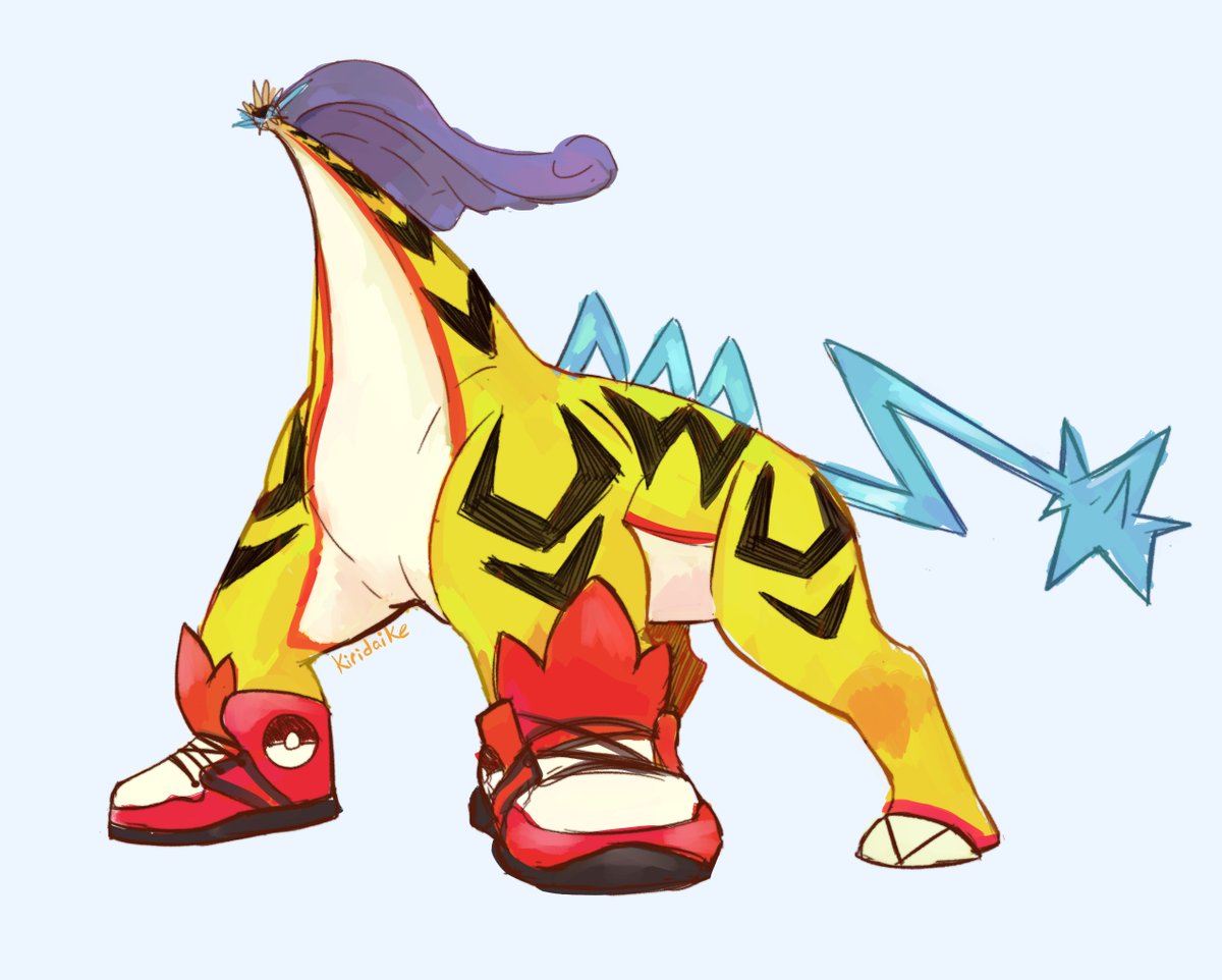 Raging Bolt Raikou looks like he's wearing some sick Jordans ngl