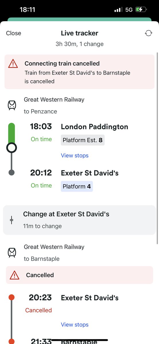 Hi <a href="/thetrainline/">trainline</a> . Train cancelled, but when requesting a refund on the app, I don’t have the option of a refund… Can you please sort this?