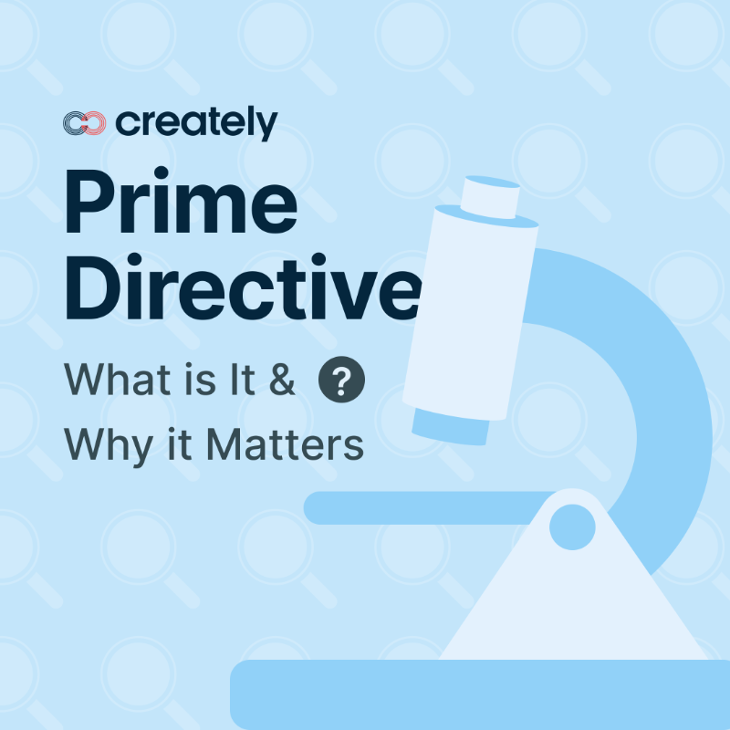 creately's tweet photo. Set your course for a successful retrospective with Prime Directives 🚀

By anchoring these principles before each session, you pave the way for meaningful discussions, shared learning, and continuous improvement. 

#PrimeDirectives #Retrospectives #Creately https://t.co/yYdfOmvQc7
