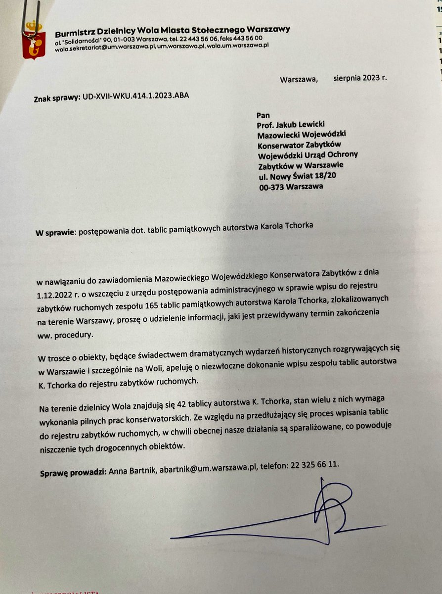 KStrzalkowski's tweet photo. 👉165 miejsc pamięci w @Warszawa w tym zniszczone przez wandali krzyże Tchorka czeka na remont.
👉@MWKZ_pl zamiast bezzwłocznie wydać decyzję od ponad 8 mies. wpisuje je do rej.zabytków, blokując rewitalizację.
👉Czy Wojewoda @TABochenski ogarnie działania podległego mu @MWKZ_pl? https://t.co/KqamcCqn3R
