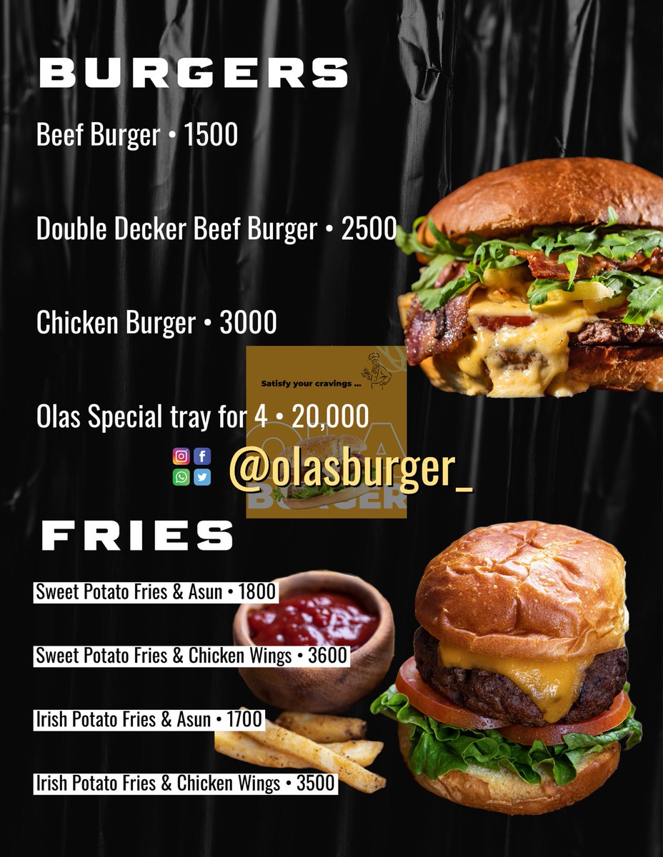 @olasburger_ #burgerboy 🍔 Satisfy your cravings.... 👨🏽‍🍳 #instafood #Timeless #instatrip #viralreels #frenchfries #frenchfry #trendingfood #9jafood #foodreels #burgerporn #foodfood #foodtravel #travelfood #pornfood #fry #cafeteria #foods #travel #Josh2funny #agt