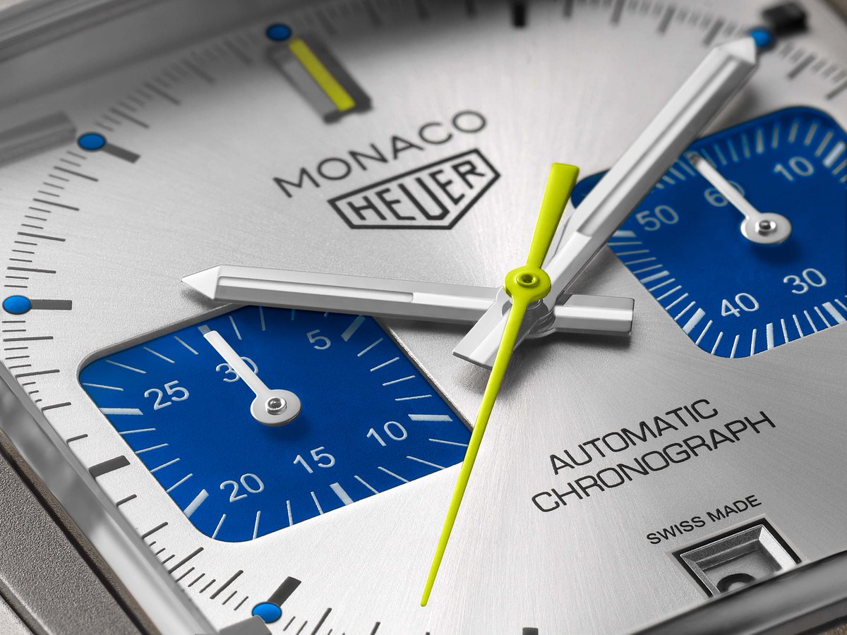 cotedesmontres's tweet photo. .@TAGHeuer #Monaco #Chronograph #RacingBlue - Née pour la #course !
Une toute nouvelle version de l’emblématique chronographe de course alliant excellence et innovation. Arborant des nuances de #bleu, elle rend hommage à l’emblématique #FrenchRacingBlue…
https://t.co/y4m3SCVeAR https://t.co/M8beysKqHP