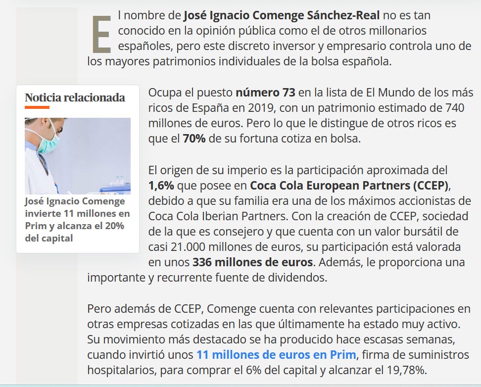 iparatx's tweet photo. Sigo el rastro del dinero
Curioso que los brazos inversores de las familias con más poder, se repartan en la mismas empresas..
$PRIM #Onchena #Careaga #Ybarra #Viscofan #Elecnor $VIS $ENO #LingotesEspeciales $LGT $IBG #Iberpapel #Comenge #CANTILESXXI #LaFuenteSalada #AtxCapital https://t.co/uKTgiPLKml