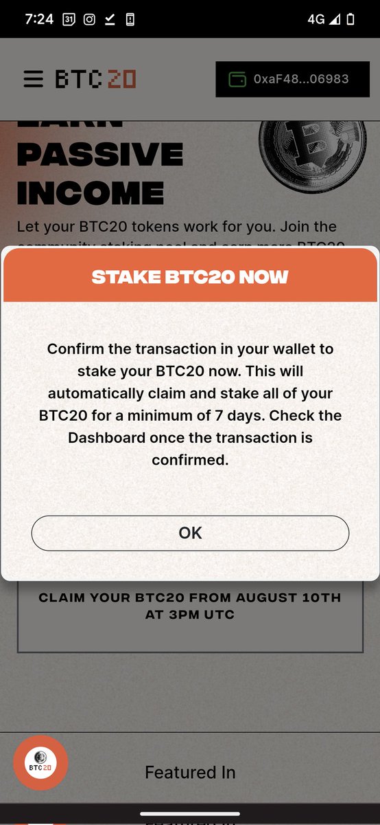 irongeex's tweet photo. @BTC20Token que dois je faire pour staker, mon portefeuille a été créé avec werk par un email https://t.co/vPonanHxVs
