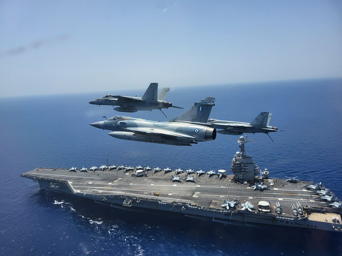 AegeanDeltas331's tweet photo. #throwback flying alongside our 🇺🇸allies… #strongertogether #Dash5 #Mirage2000_5 https://t.co/6Io16BYLbr